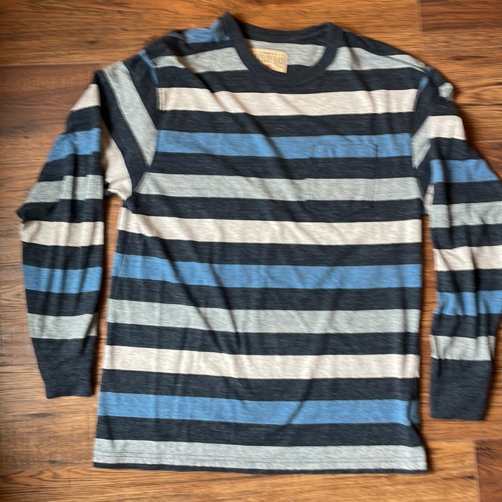 Men's Red Head Brand Stripe Long Sleeve Shirt